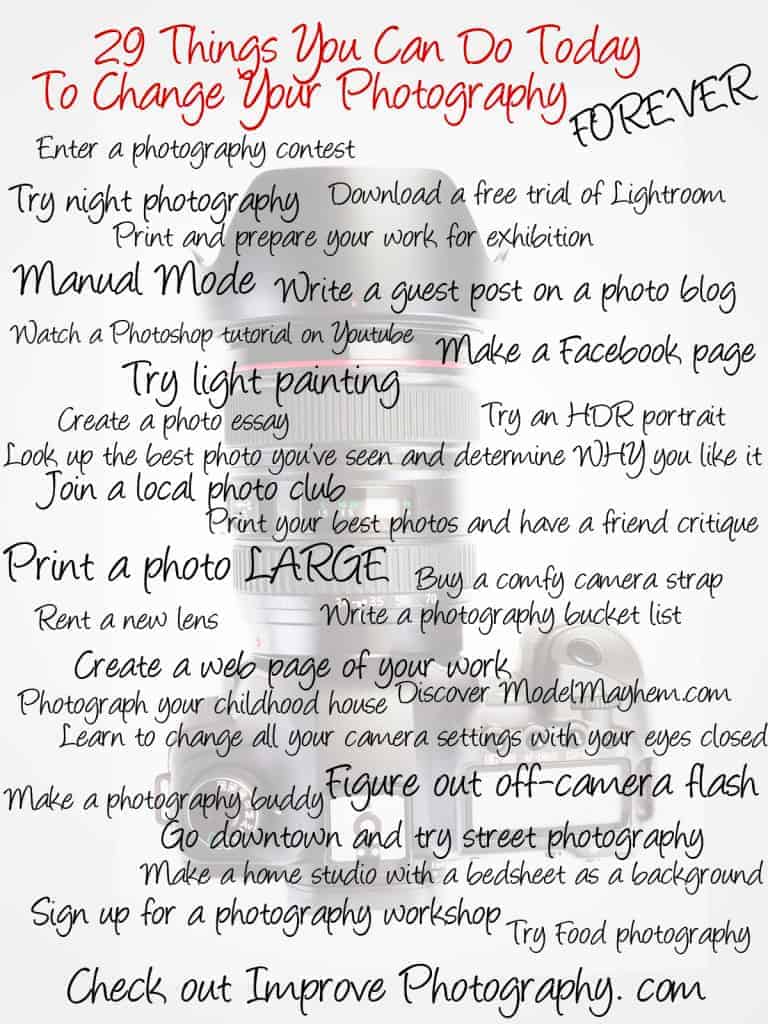 Photography tips infographic