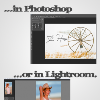 How to add a watermark to your photos in Lightroom or Photoshop, and why it is so important!
