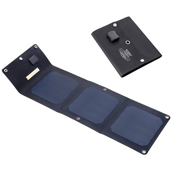 A solar charger keeps you connected when you don't have a power source available for days at a time.