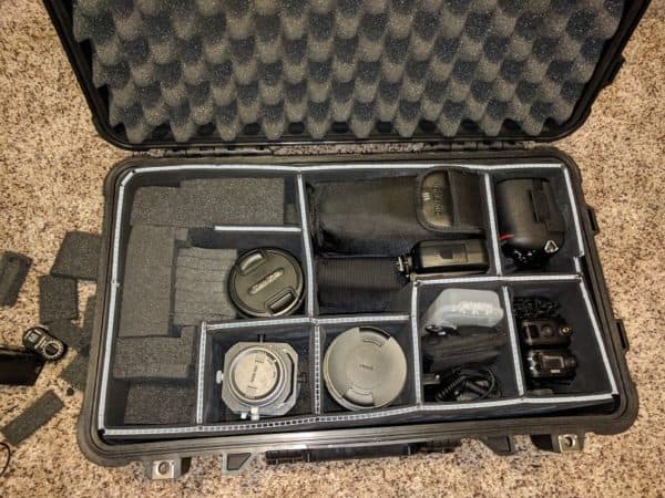 Pelican 1525 Air Case Black With TrekPak Divider System • Leederville