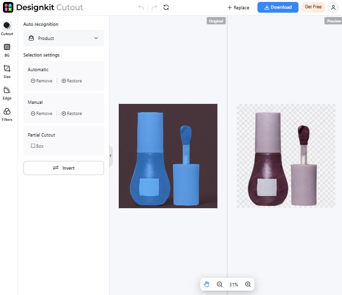 Designkit erase and restore refinement tools