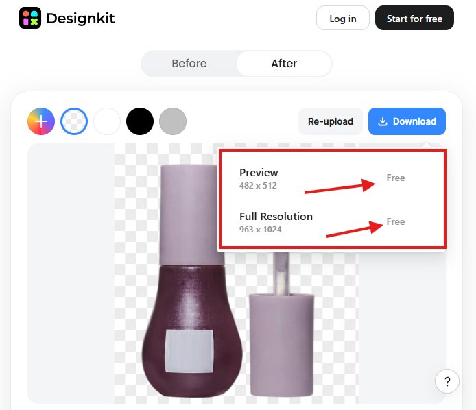 Designkit free preview and full resolution download options