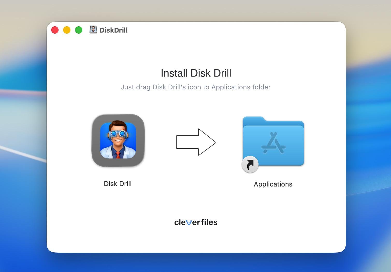 Disk Drill for Mac installation screen